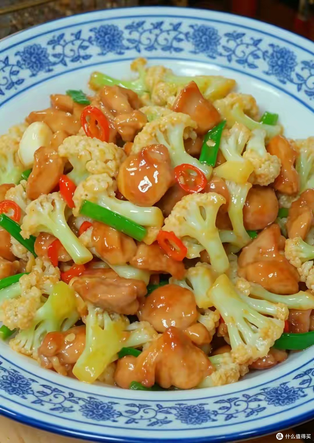 低脂高蛋白的花菜鸡肉做法