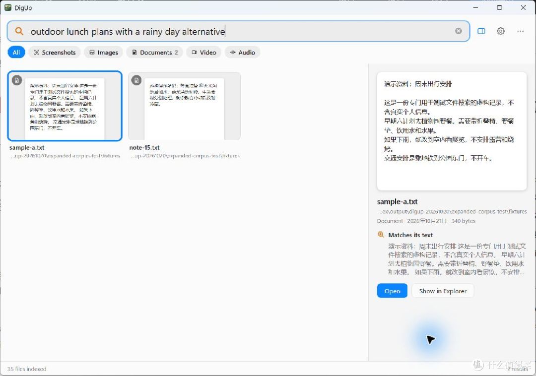 DigUp文件搜索工具:安装、使用与实测