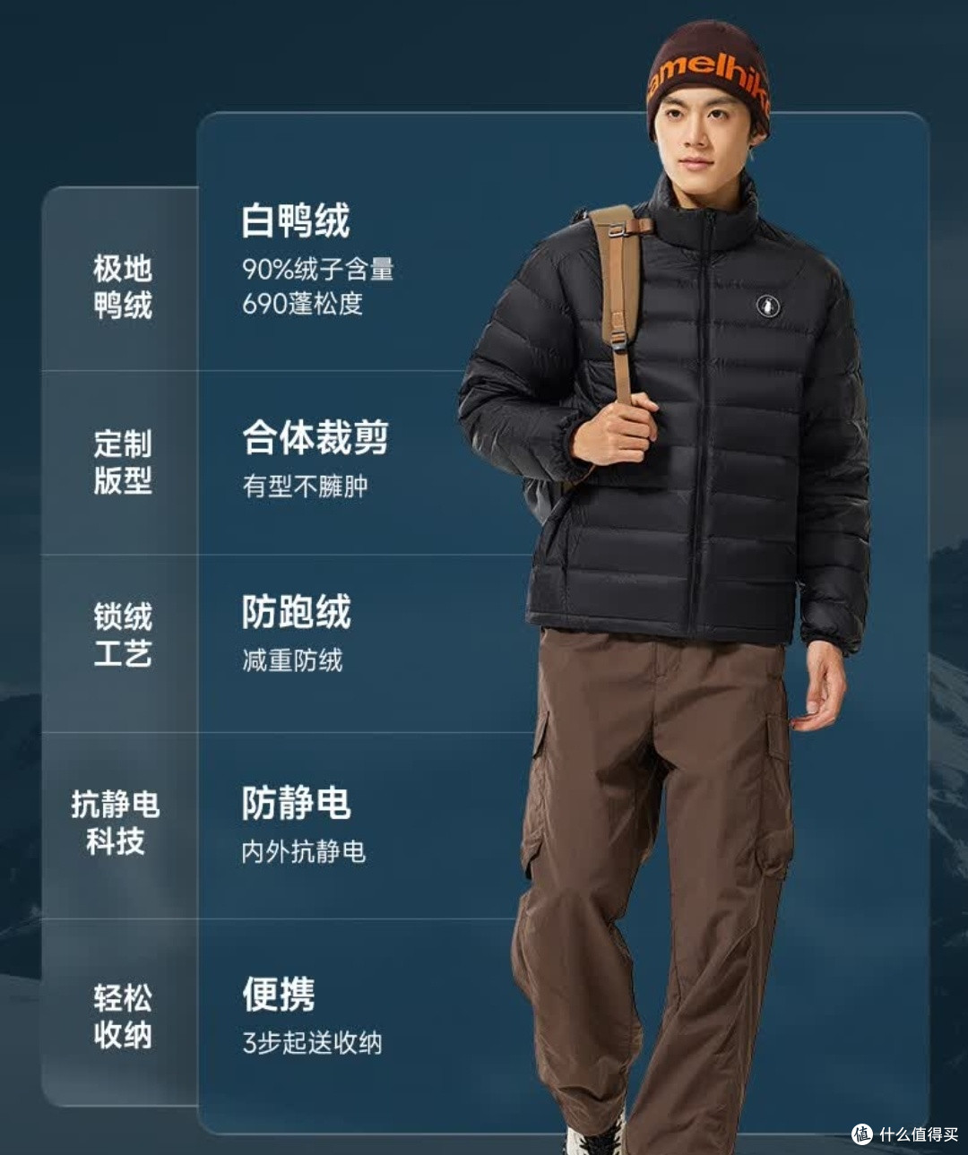 轻薄排骨羽绒服通勤户外穿搭解析