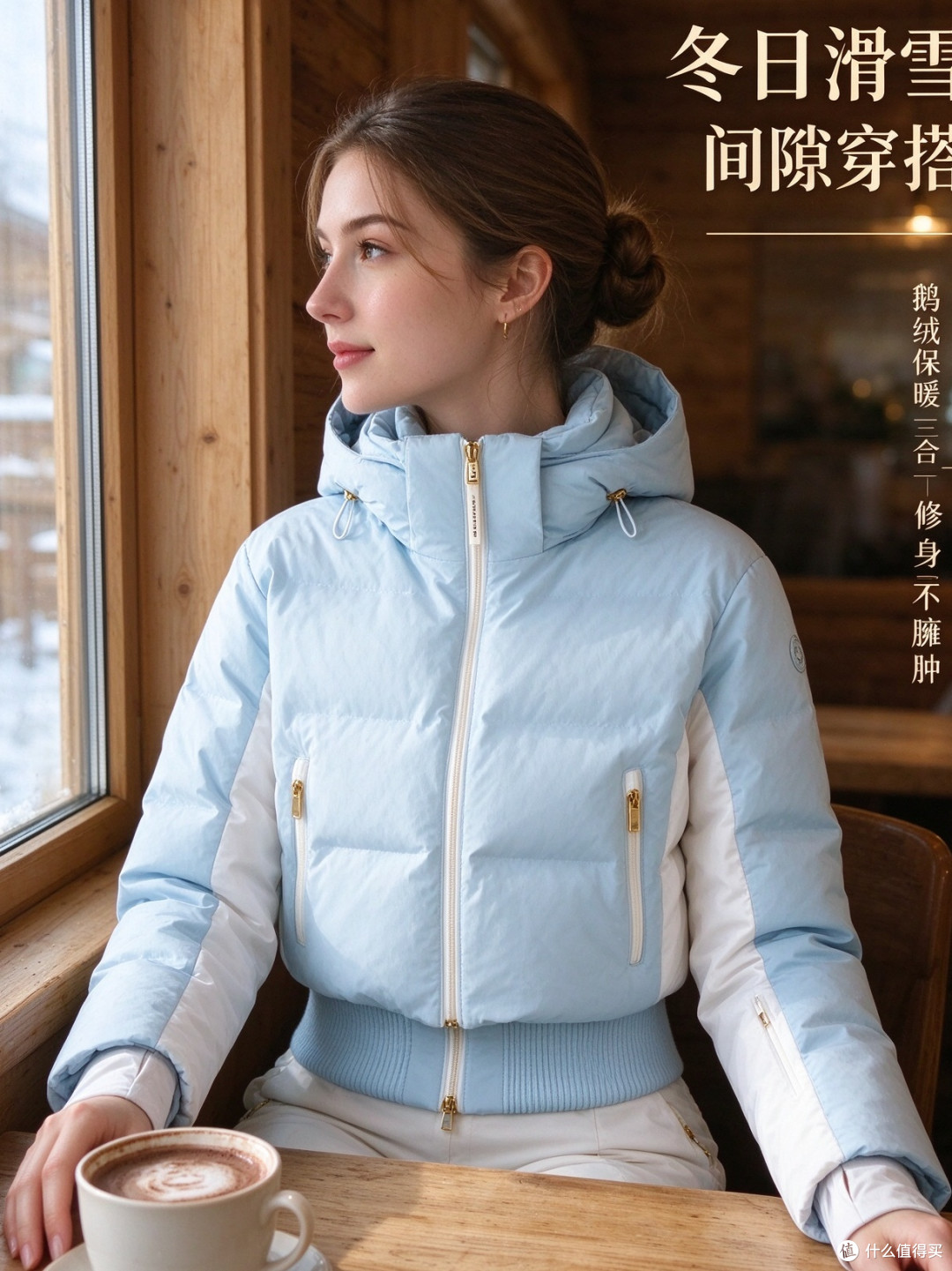 鹅绒内胆单穿也体面,拆开是三件衣服的利用率