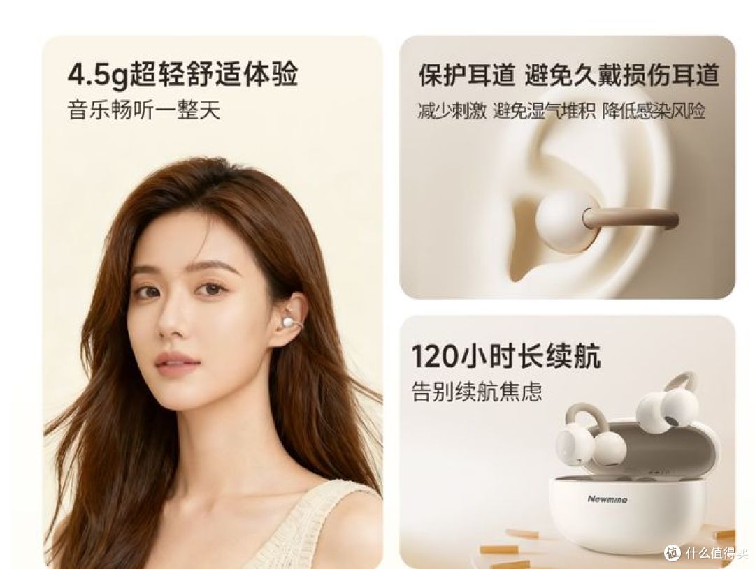 纽曼 LY63 耳夹式耳机评测：不入耳，运动通勤都好用