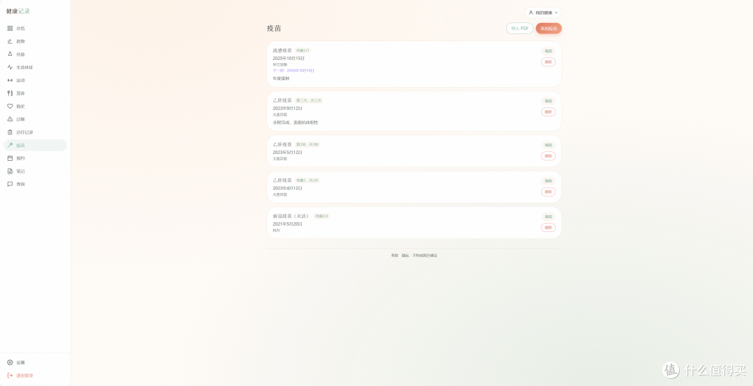 健康档案进NAS!极空间部署HealthTrack,全家体检用药指标一张表