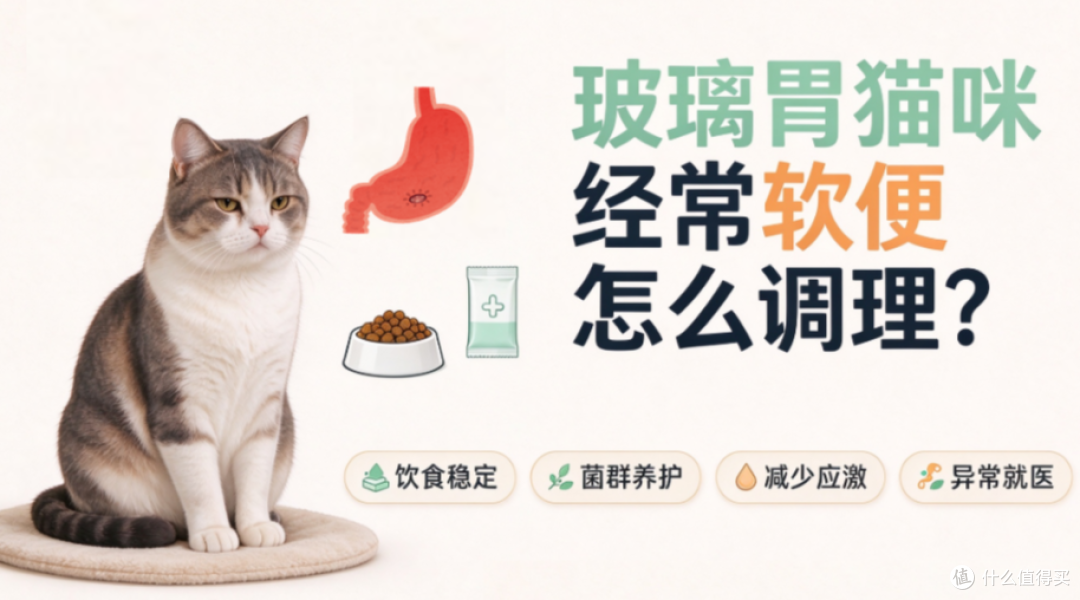 玻璃胃猫咪经常软便怎么调理?