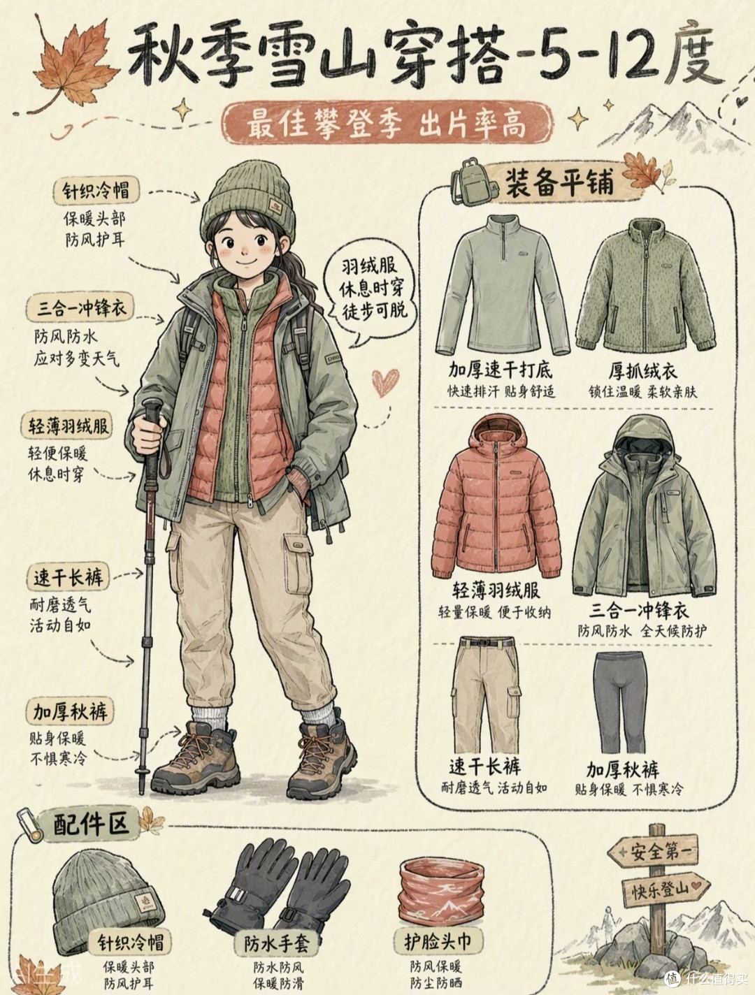 洋葱叠穿户外实测｜徒步露营轻暖穿搭，活动无束缚