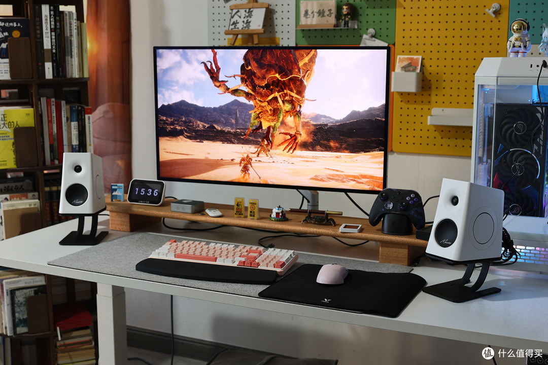 桌面HiFi一步到位！水月雨MM3A +支架套装，创作游戏两不误