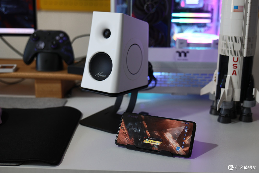 桌面HiFi一步到位！水月雨MM3A +支架套装，创作游戏两不误
