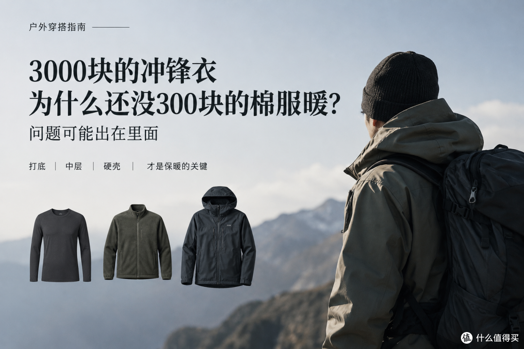 3000块的冲锋衣,为什么还没300块的棉服暖?问题可能出在里面
