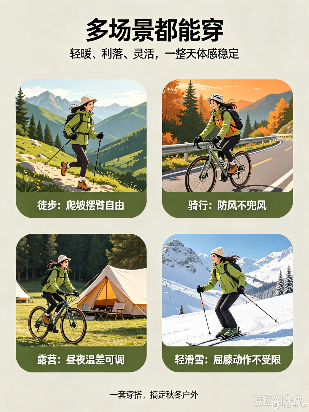 拒绝臃肿!三层穿衣法轻盈锁温
