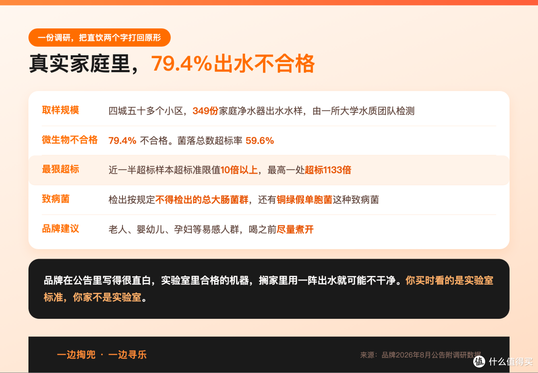 9万台"母婴直饮"净水器,厂家自己下架说别直饮了
