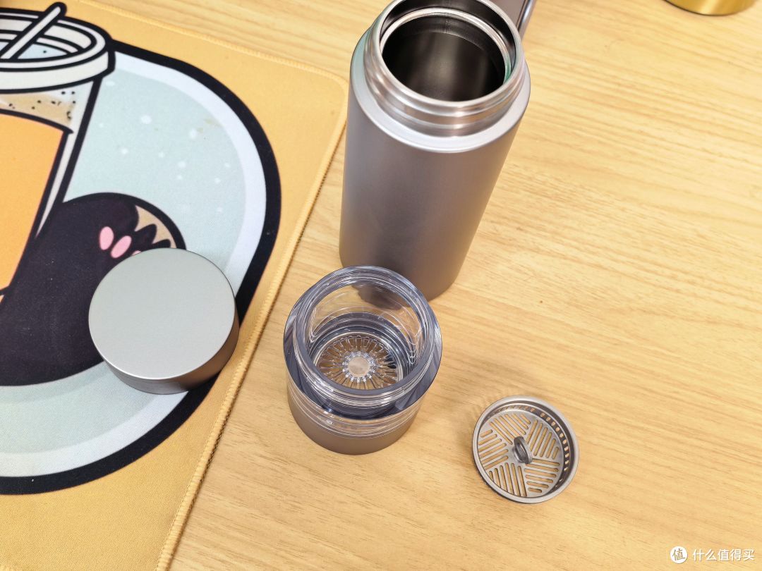 把茶揣进包里:米家钛保温杯茶水分离版,一杯装下我对喝茶的执念
