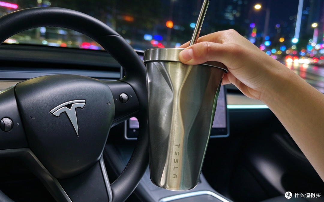 特斯拉×tesla不锈钢杯礼盒流入二手鱼，实用干货卖23元，值吗？