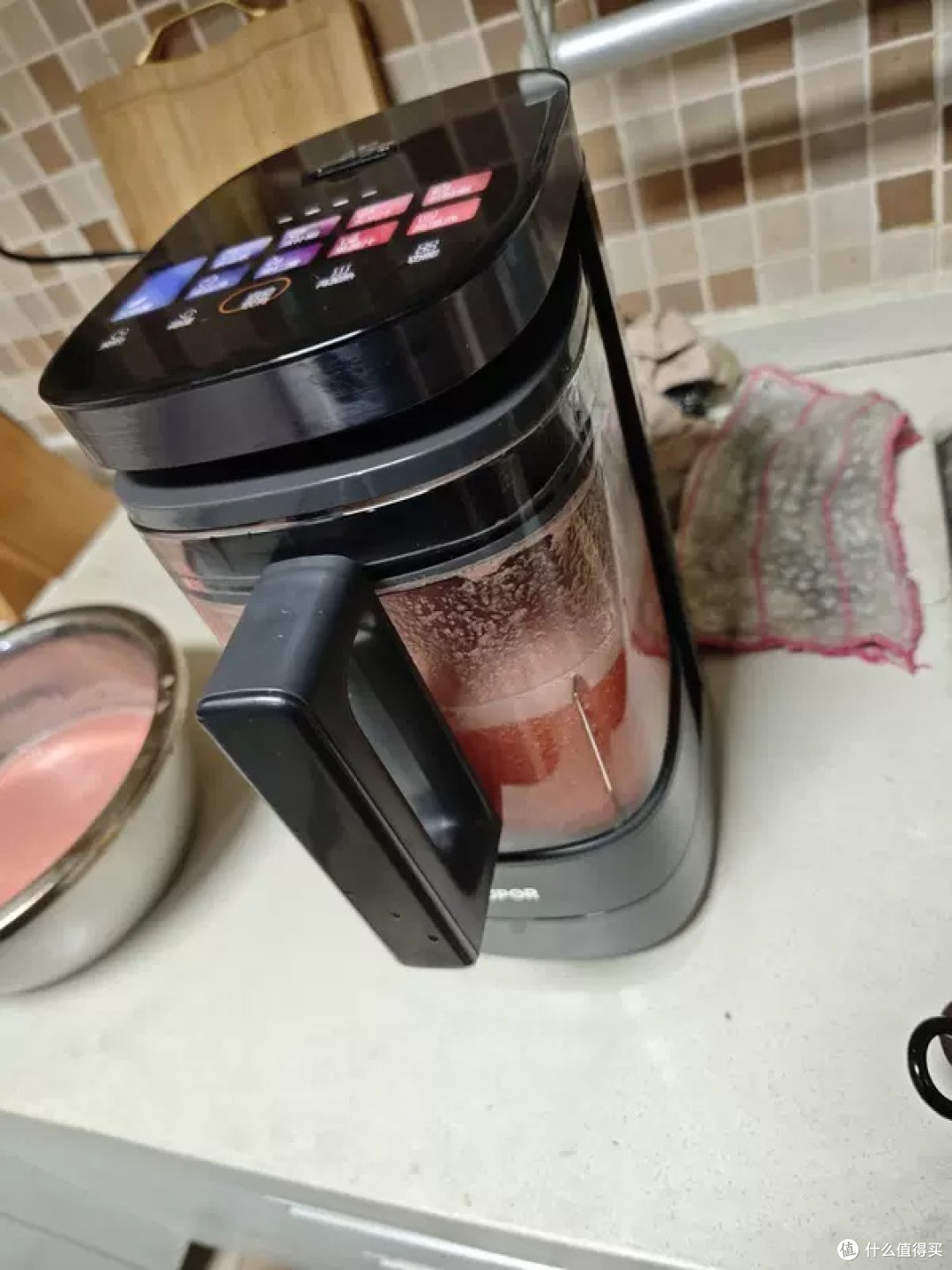 苏泊尔豆浆机自清洗功能实测