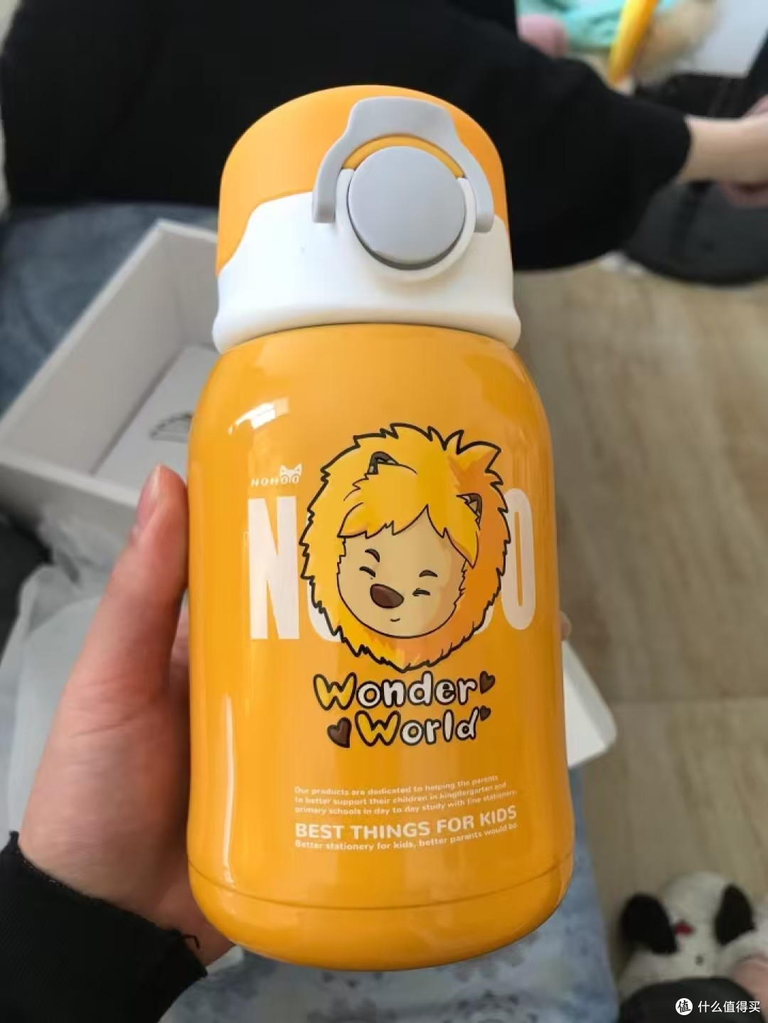 诺狐 500ml 儿童上学保温杯