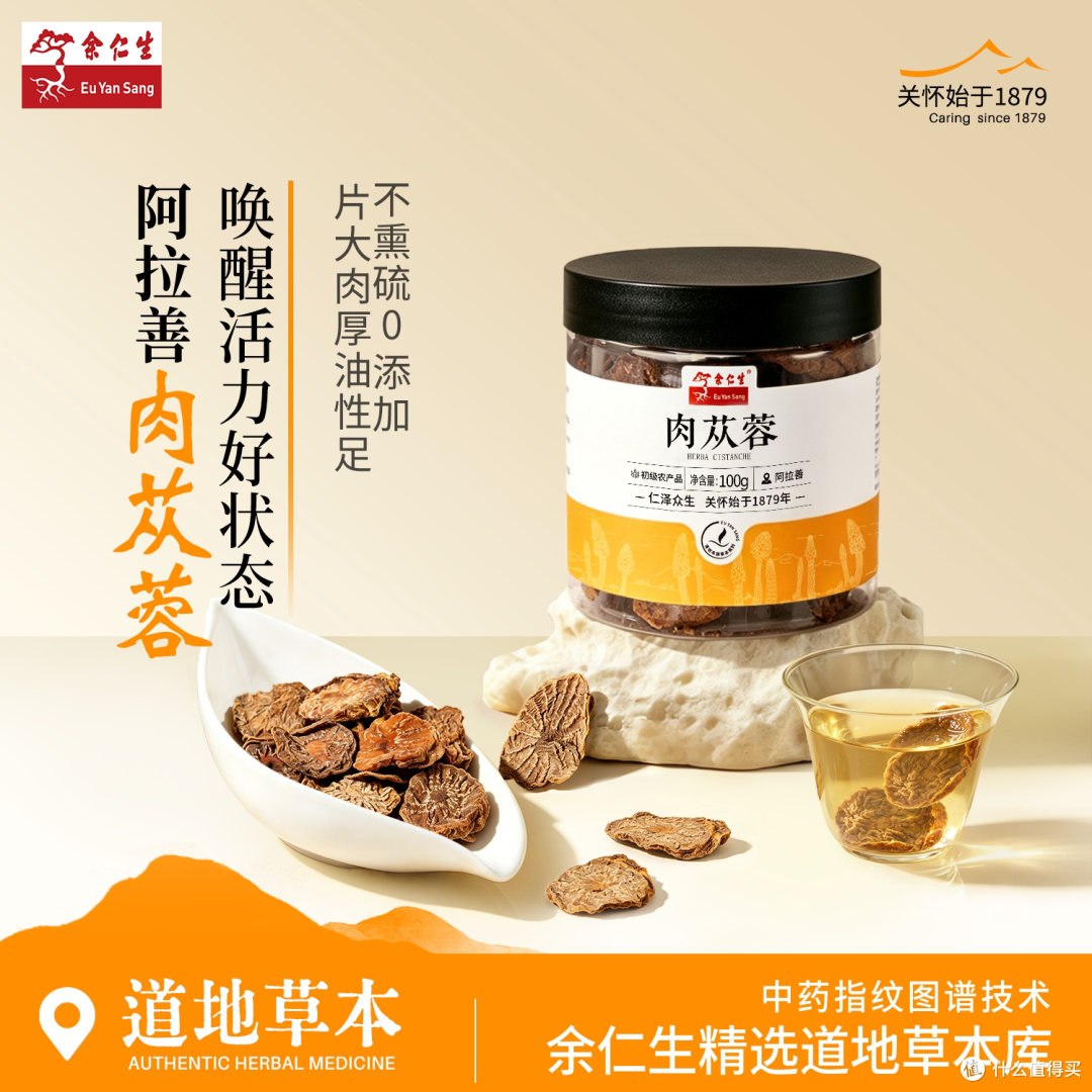 余仁生肉苁蓉切片｜可搭配淫羊藿人参枸杞，自制五宝茶饮