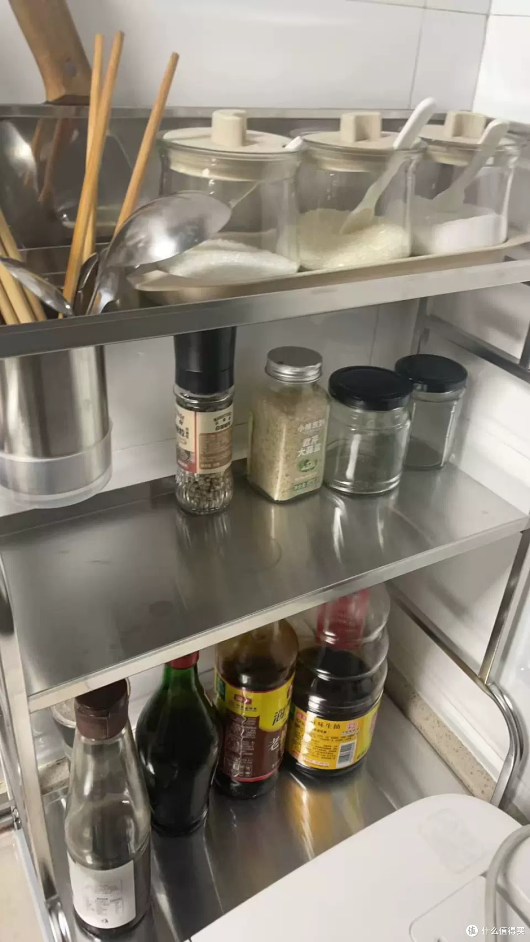 这款厨房置物架比我之前买的所有收纳盒都好用
