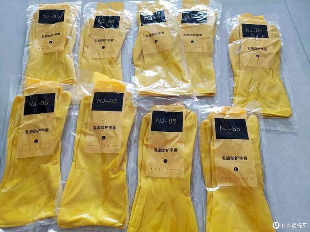 升级款胶乳latex厨房手套：洗碗很听话，家庭清洁真耐用！