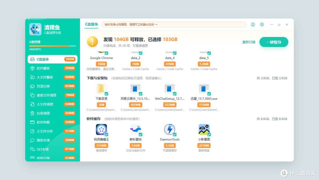 清理鱼扫描结果