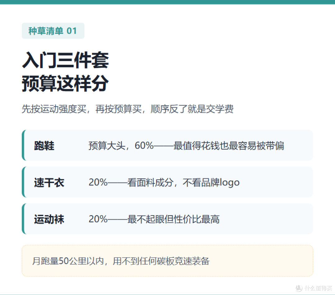 双11买运动装备别追碳板 入门三件套这样选