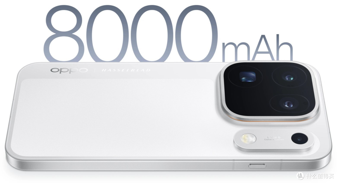 官方标称 8000mAh 的版本。欧盟用户拿不到这个容量。图源：OPPO 官方新闻室