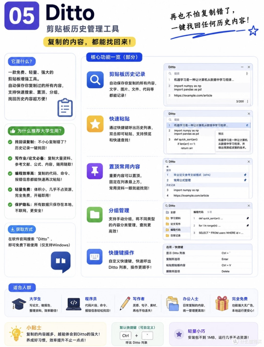 Windows高效办公必备软件合集
