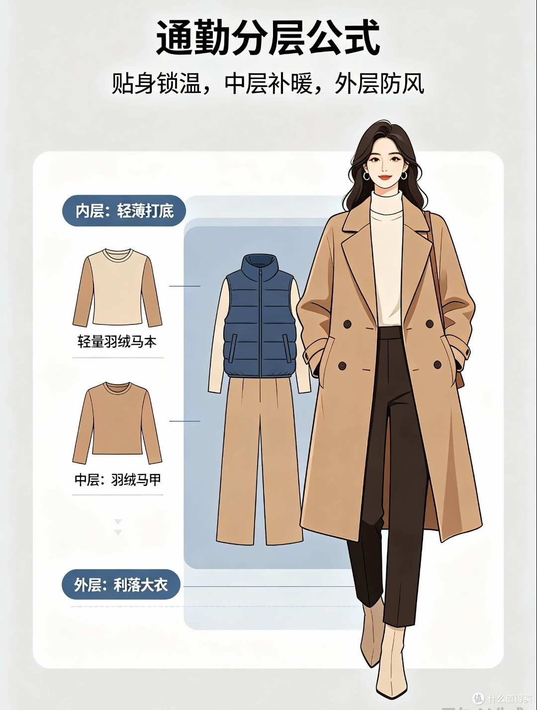 秋冬通勤分层穿搭指南