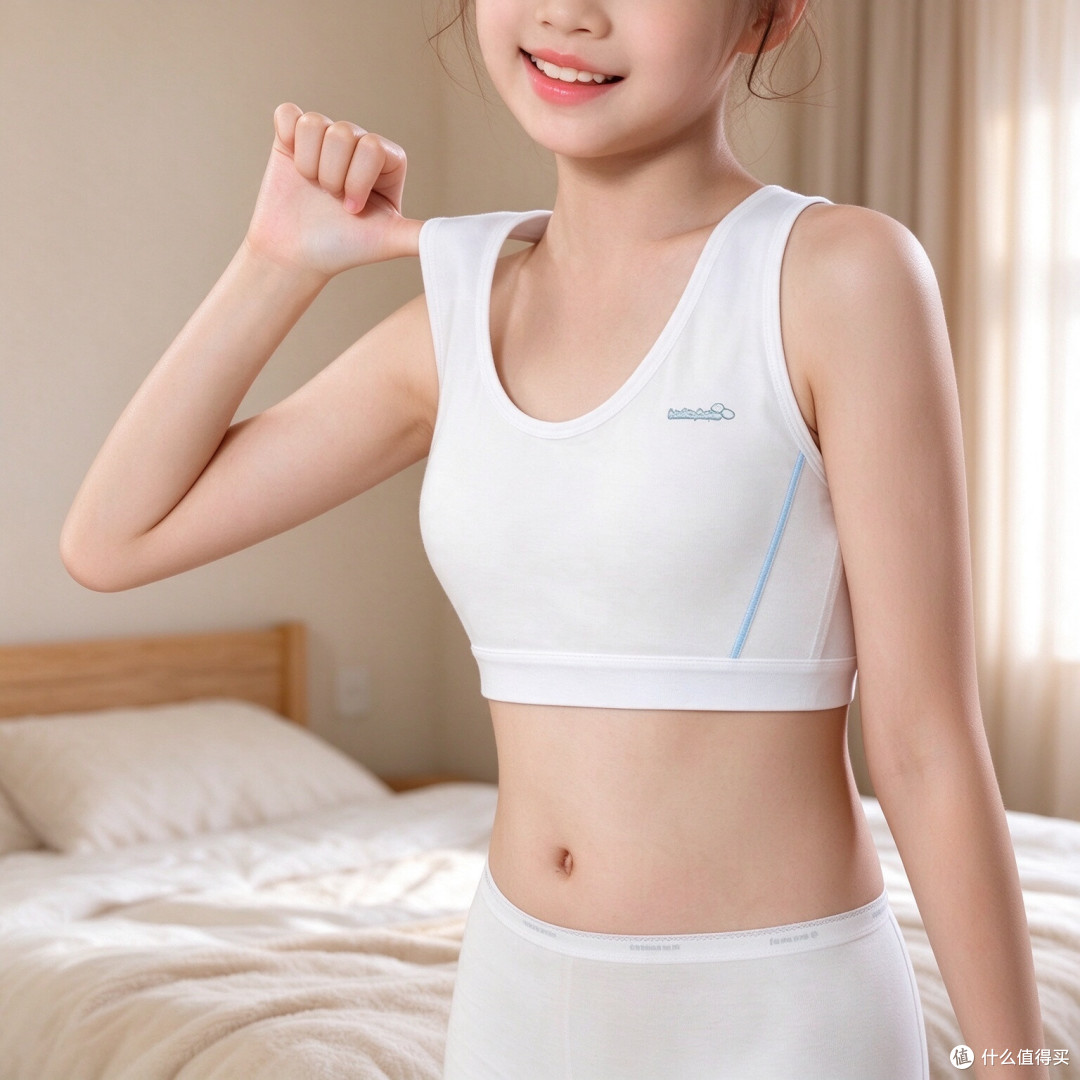 少女发育期 0 压感内衣，给青春期女孩温柔呵护，运动防震不跑杯