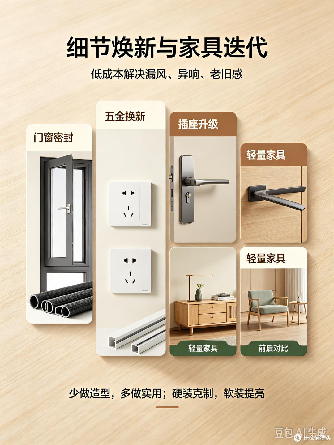 不砸墙不换柜，老房翻新只需这几步