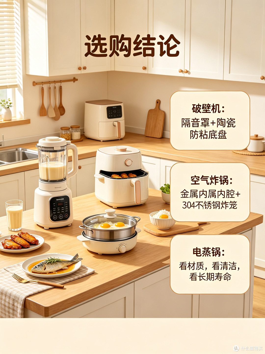 厨电避坑｜破壁机、空气炸锅、电蒸锅长期使用感受