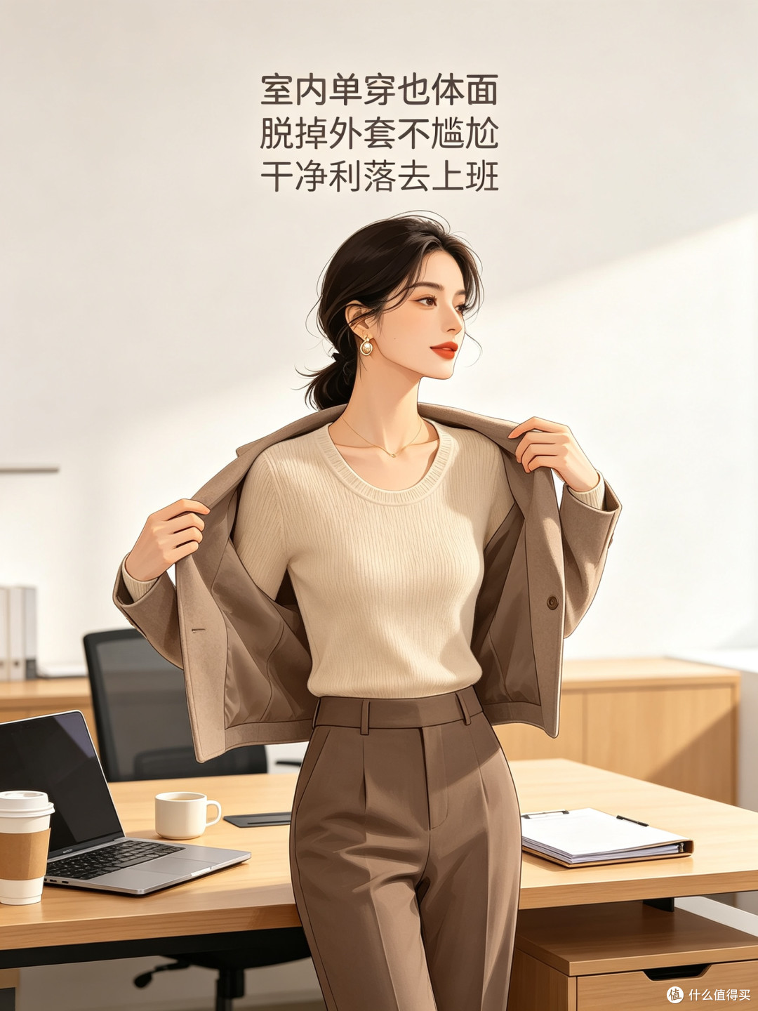 南方秋冬通勤分层穿|暖和不臃肿,室内脱外套也好看