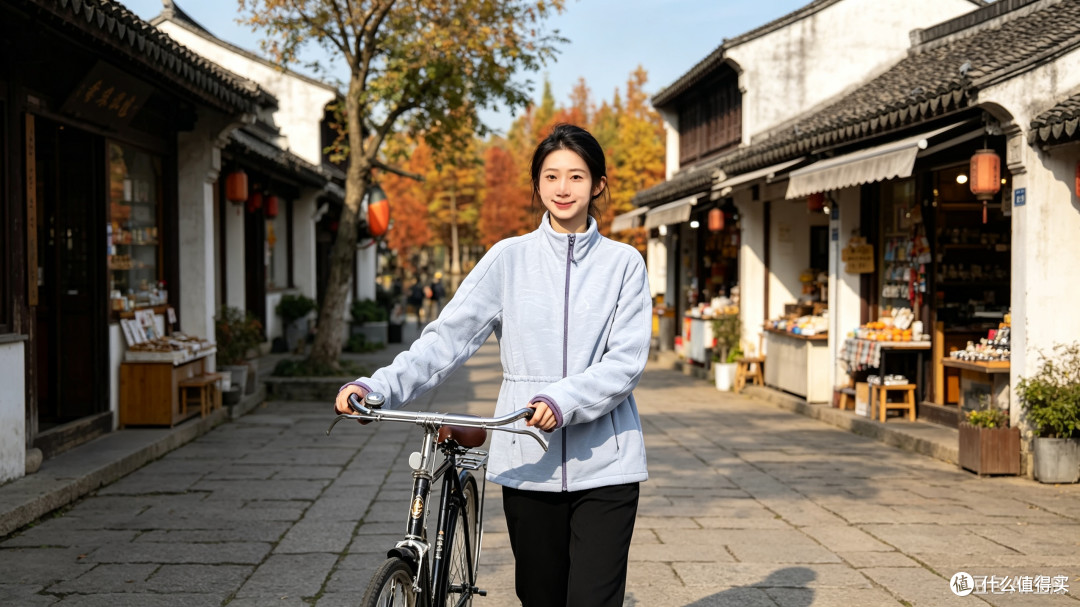 户外保暖不臃肿|一件抓绒衣,搞定徒步露营的通勤穿搭