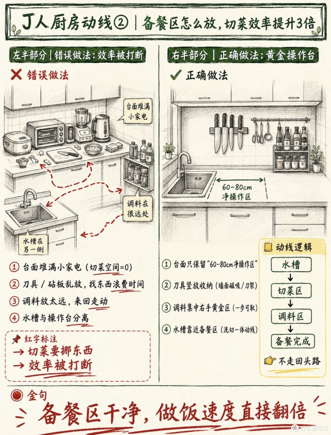 收好这份厨房装修攻略,动线合理不踩雷