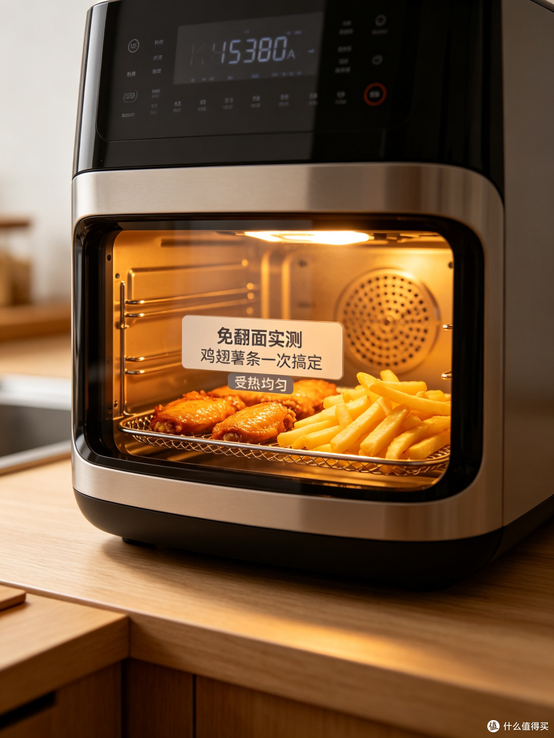 苏泊尔KJ53D800A｜5.3L免翻面空气炸锅半年实测