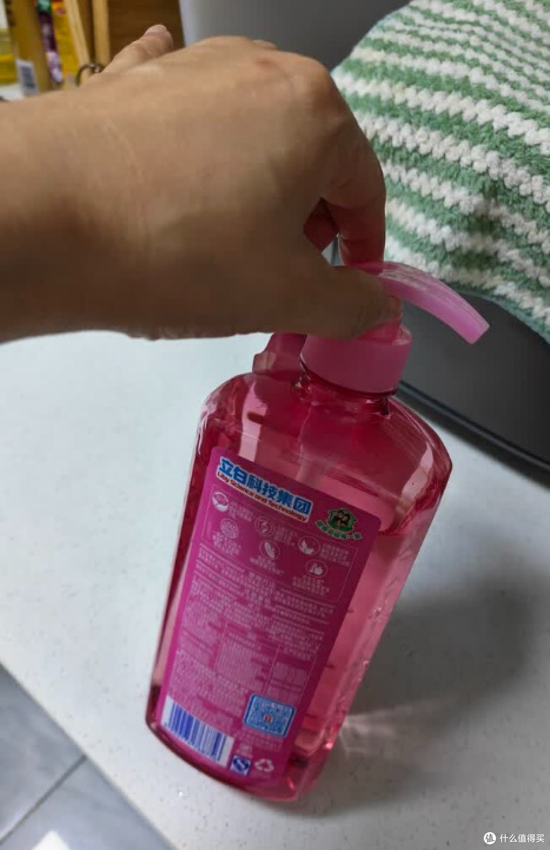 立白洗洁精——厨房里的桃子清香