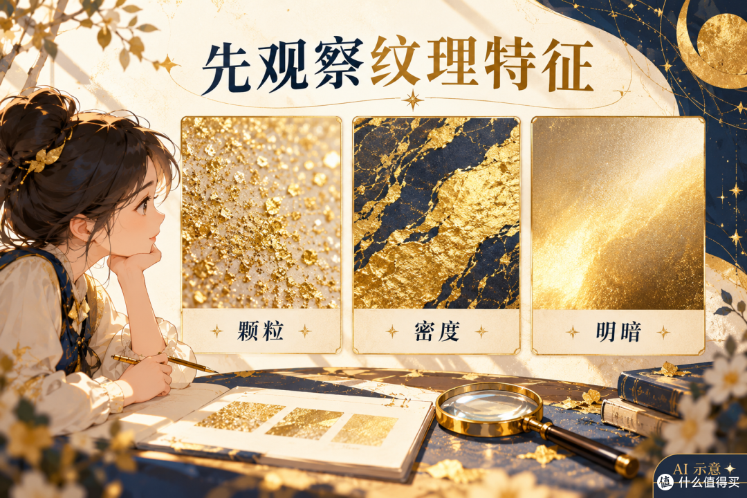 小面积和大面积纹理的不同关系