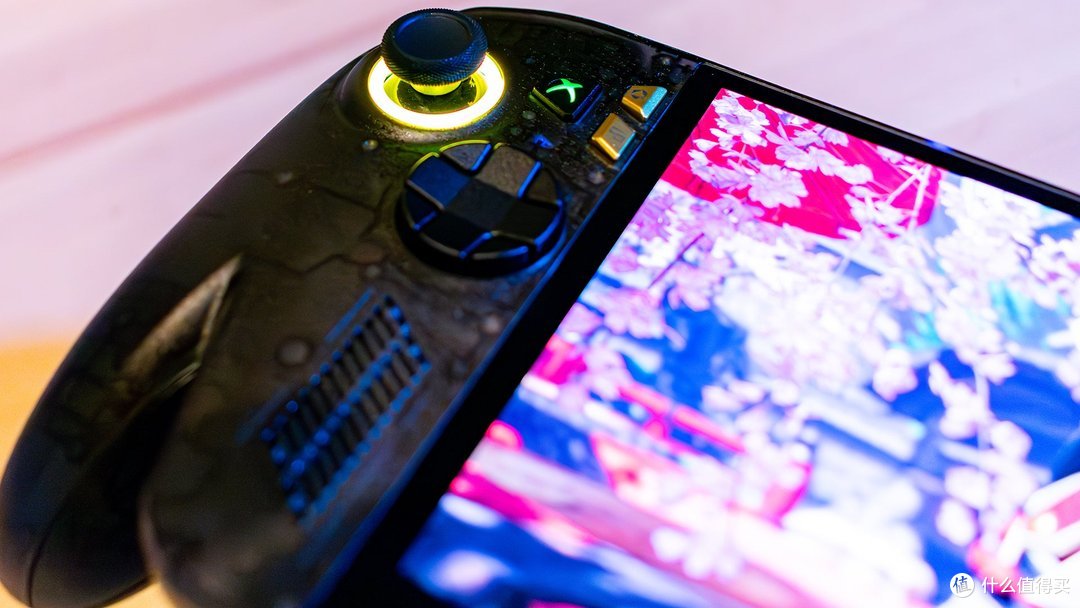 TMR摇杆、十字键与背光Xbox键特写（IGN实拍图）