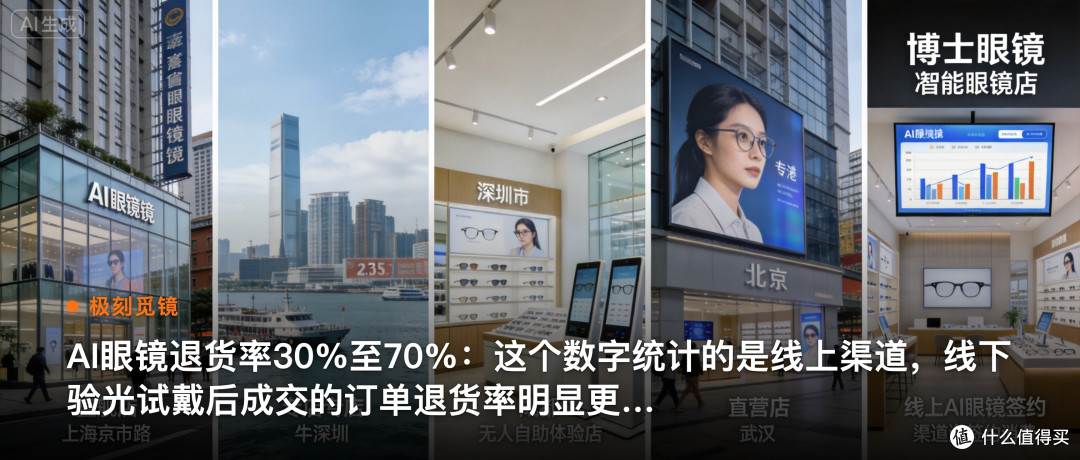极刻觅镜 | AI眼镜退货率30%至70%：这个数字统计的…
