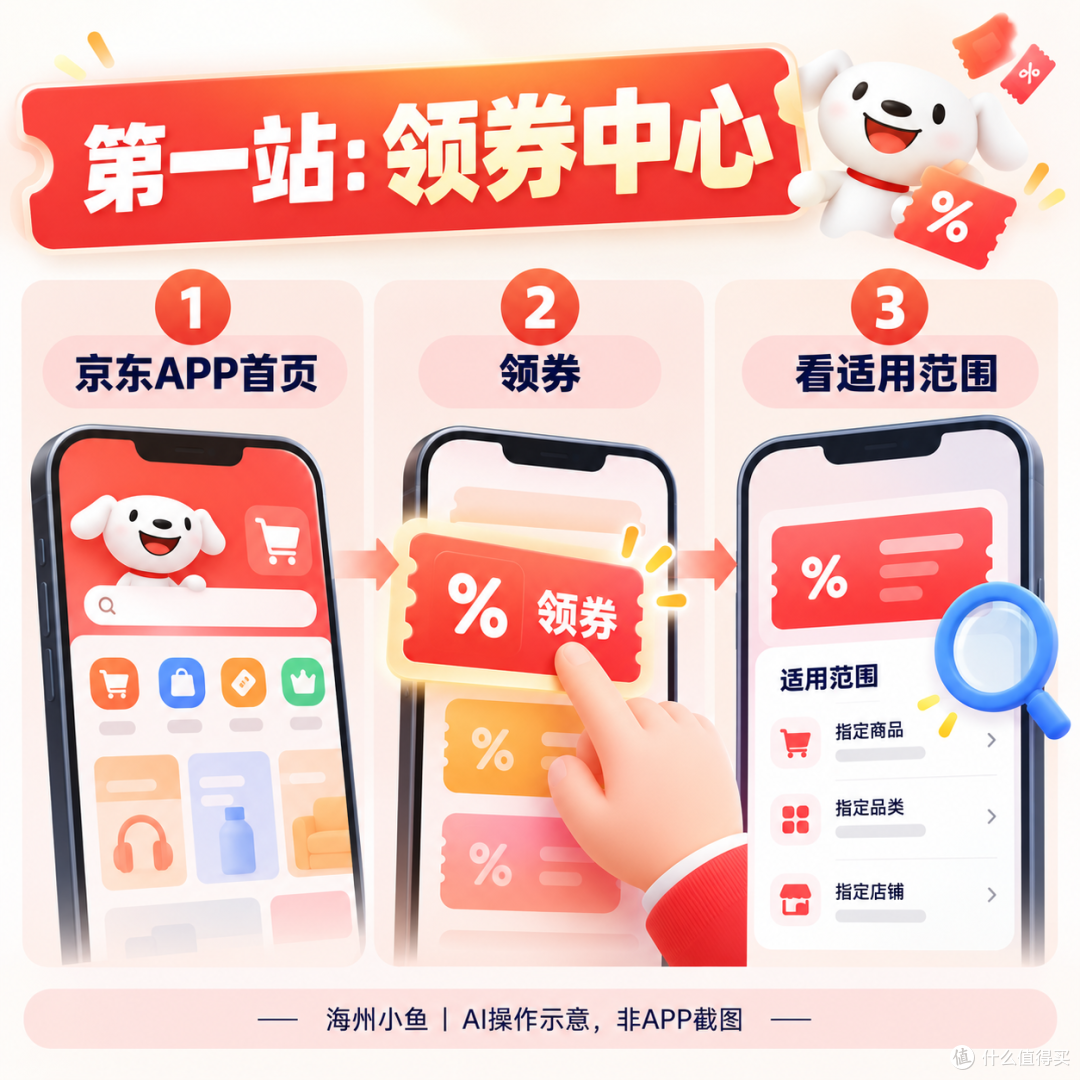 双11领券别瞎点！京东购物从领券到退差价，跟着小鱼不迷路！