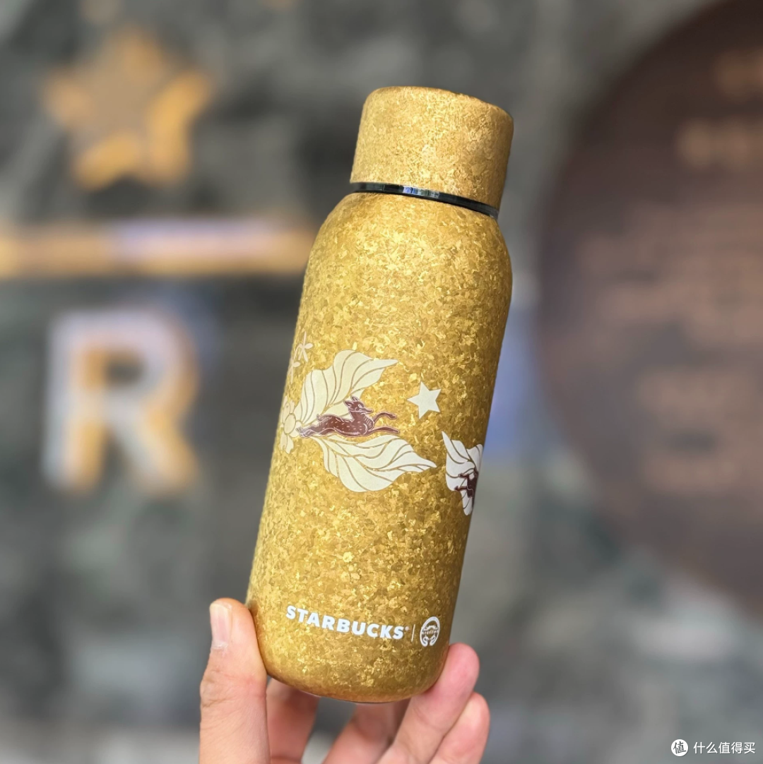 二手鱼星巴克联名的金色纯钛杯居然卖200多,你感觉值不值