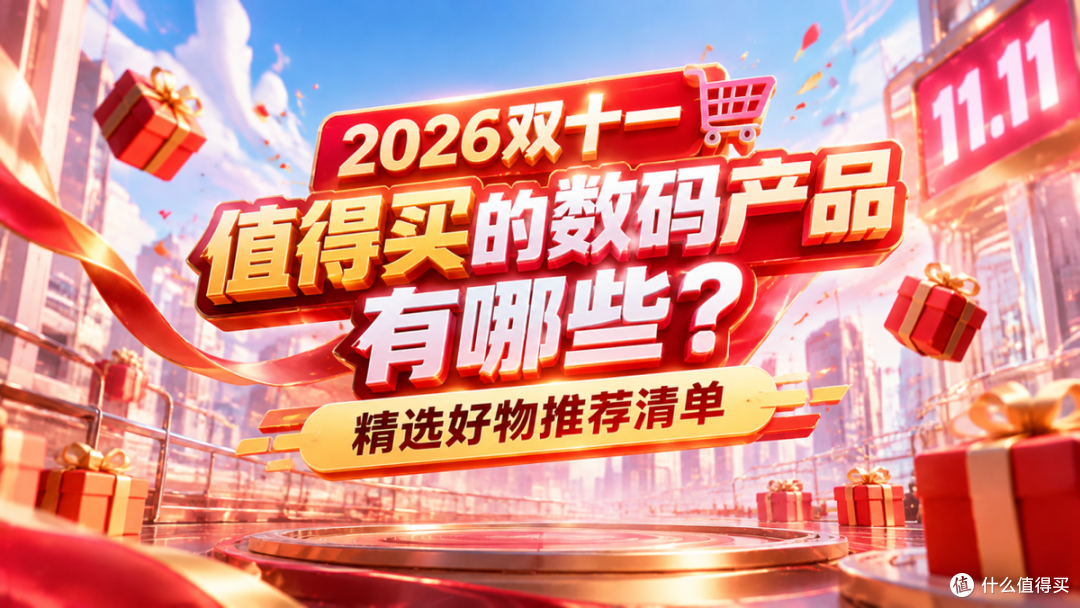 2026双十一值得买的数码产品有哪些?精选好物推荐清单