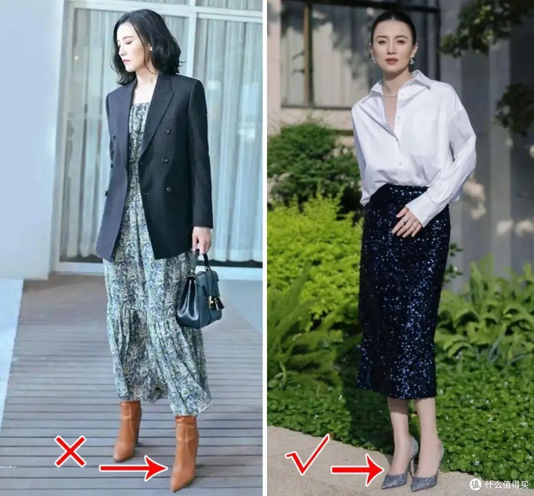 宋佳不愧是穿搭教科书，裙子不配运动鞋，配色大方，吸睛有气质