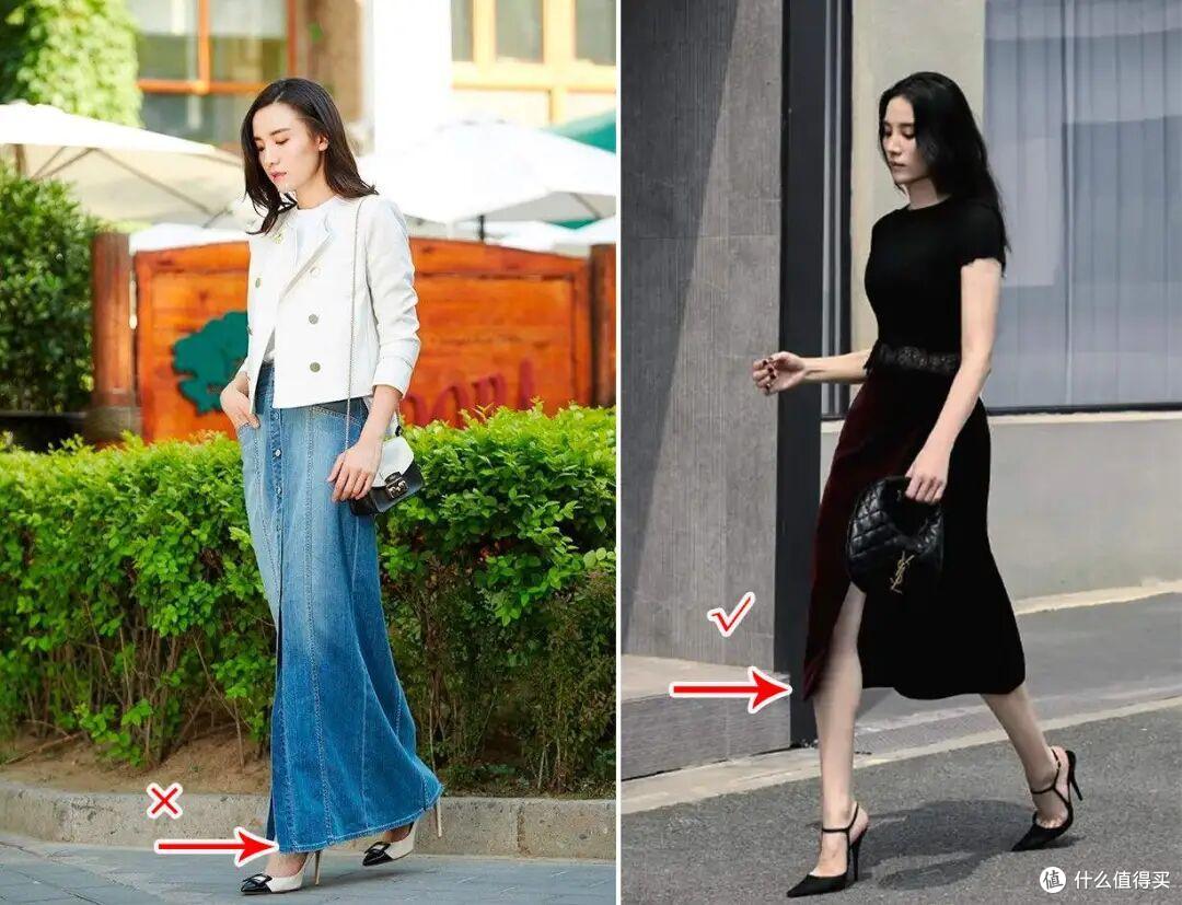 宋佳不愧是穿搭教科书，裙子不配运动鞋，配色大方，吸睛有气质