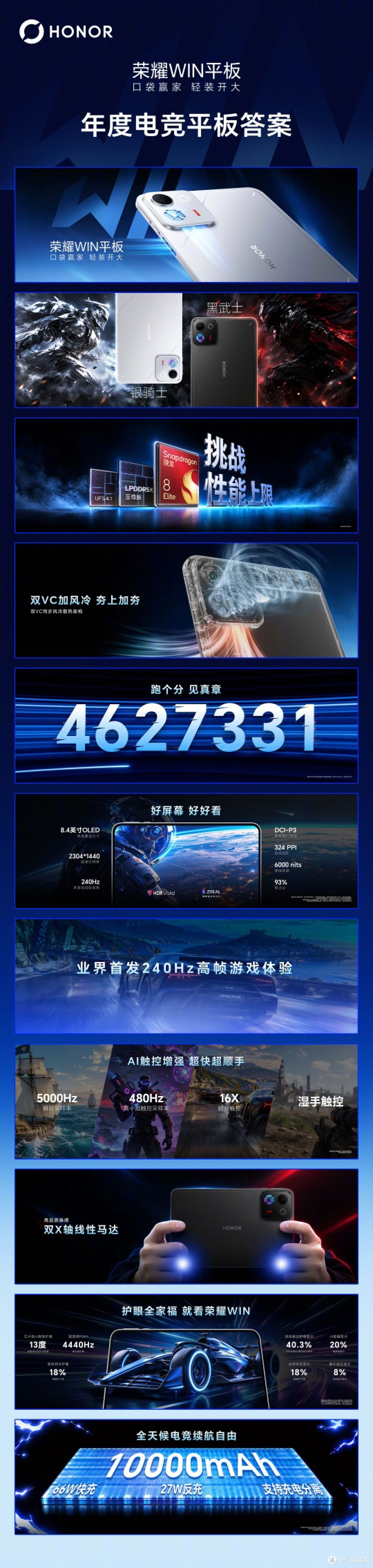 荣耀WIN平板正式发布,到手价 3699元起