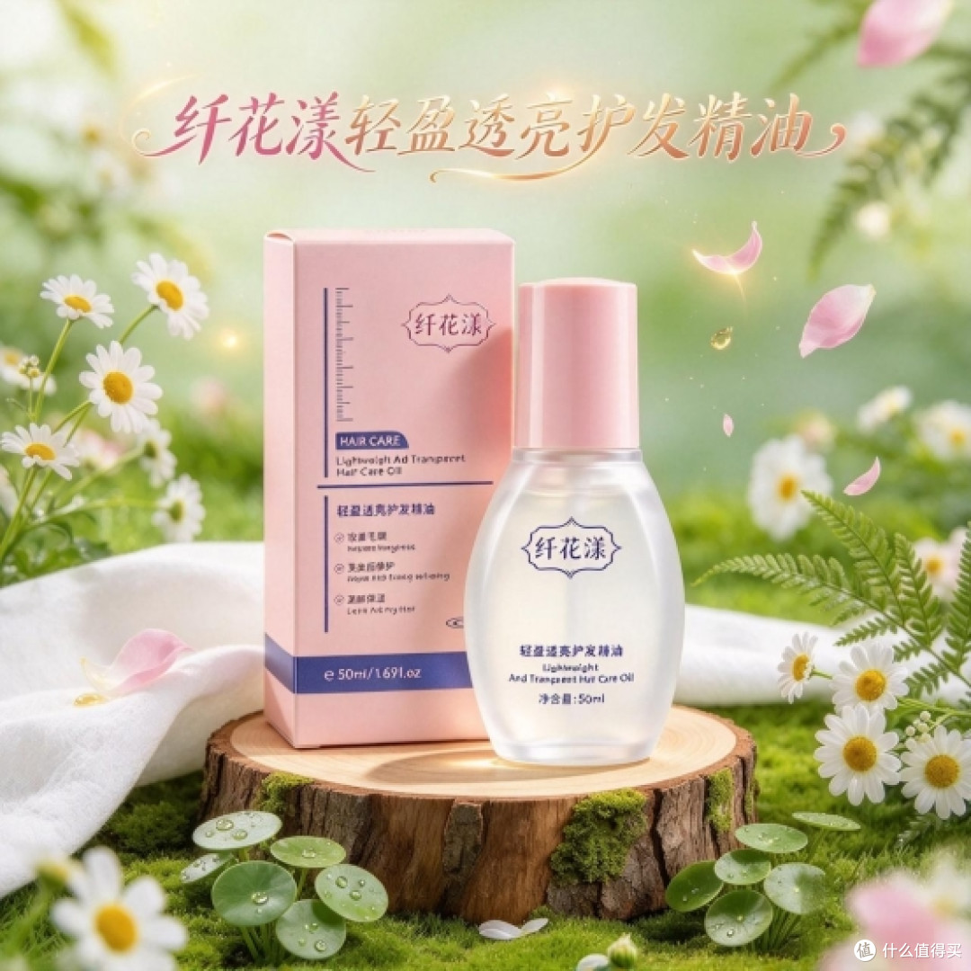 性价比护发好物｜双十一必囤纤花漾轻盈透亮护发精油