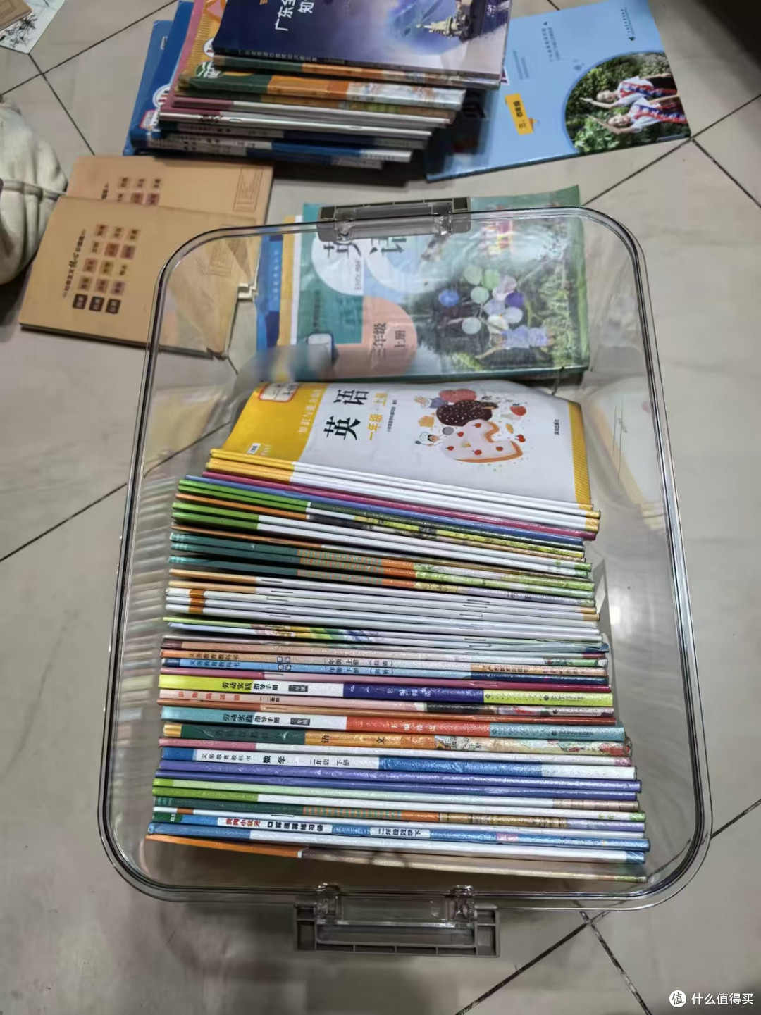 加厚透明亚克力密封手提收纳箱