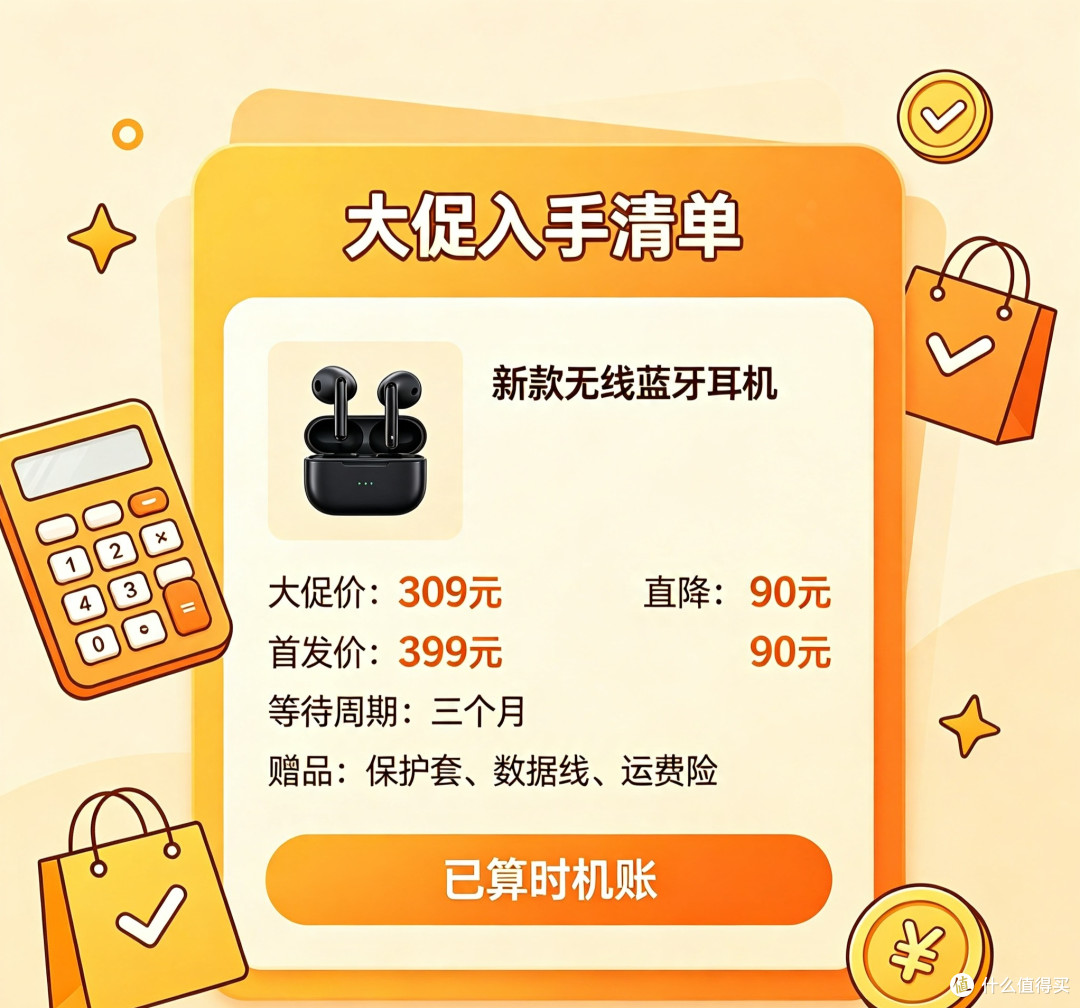  首发399蹲到309！蓝牙耳机入手时机算账分享