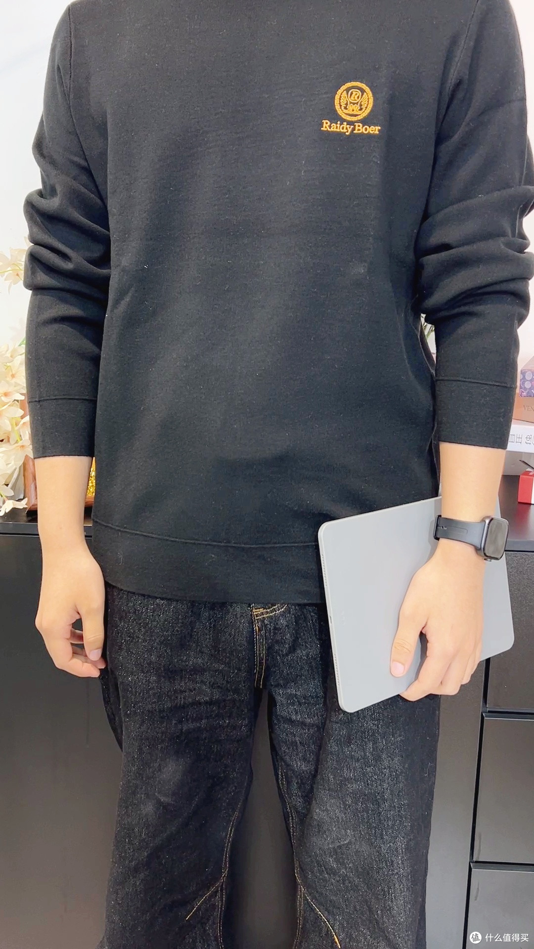 🤵男生秋季刚需打底｜刺绣羊毛毛衣质感拉满