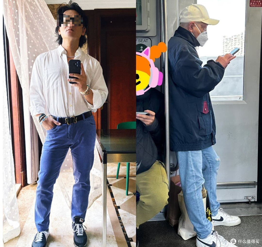 建议中年男人，别穿Nike搭配牛仔裤，换成宽腿裤+乐福鞋更高级！