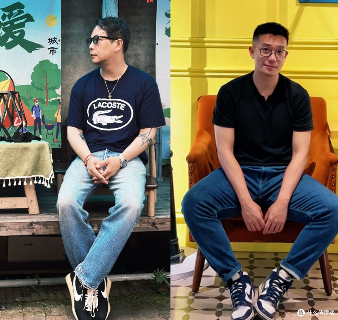 建议中年男人，别穿Nike搭配牛仔裤，换成宽腿裤+乐福鞋更高级！