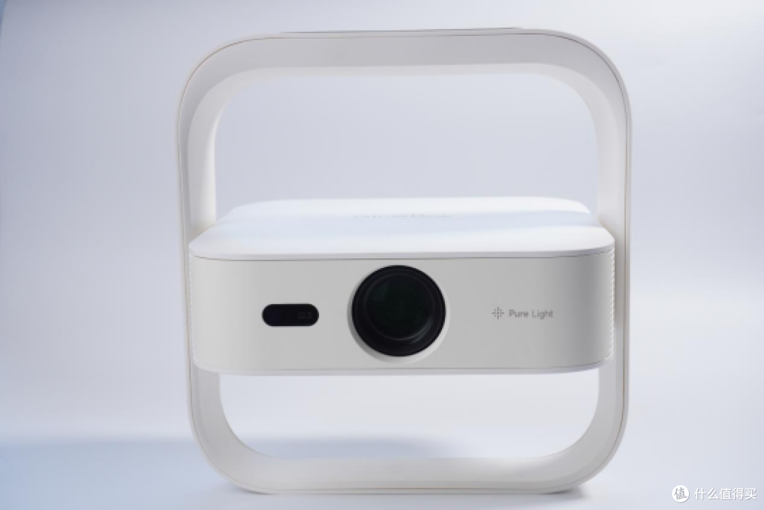 租房党百元投影仪实测：GlowBox 小光盒R1，自带一体式云台