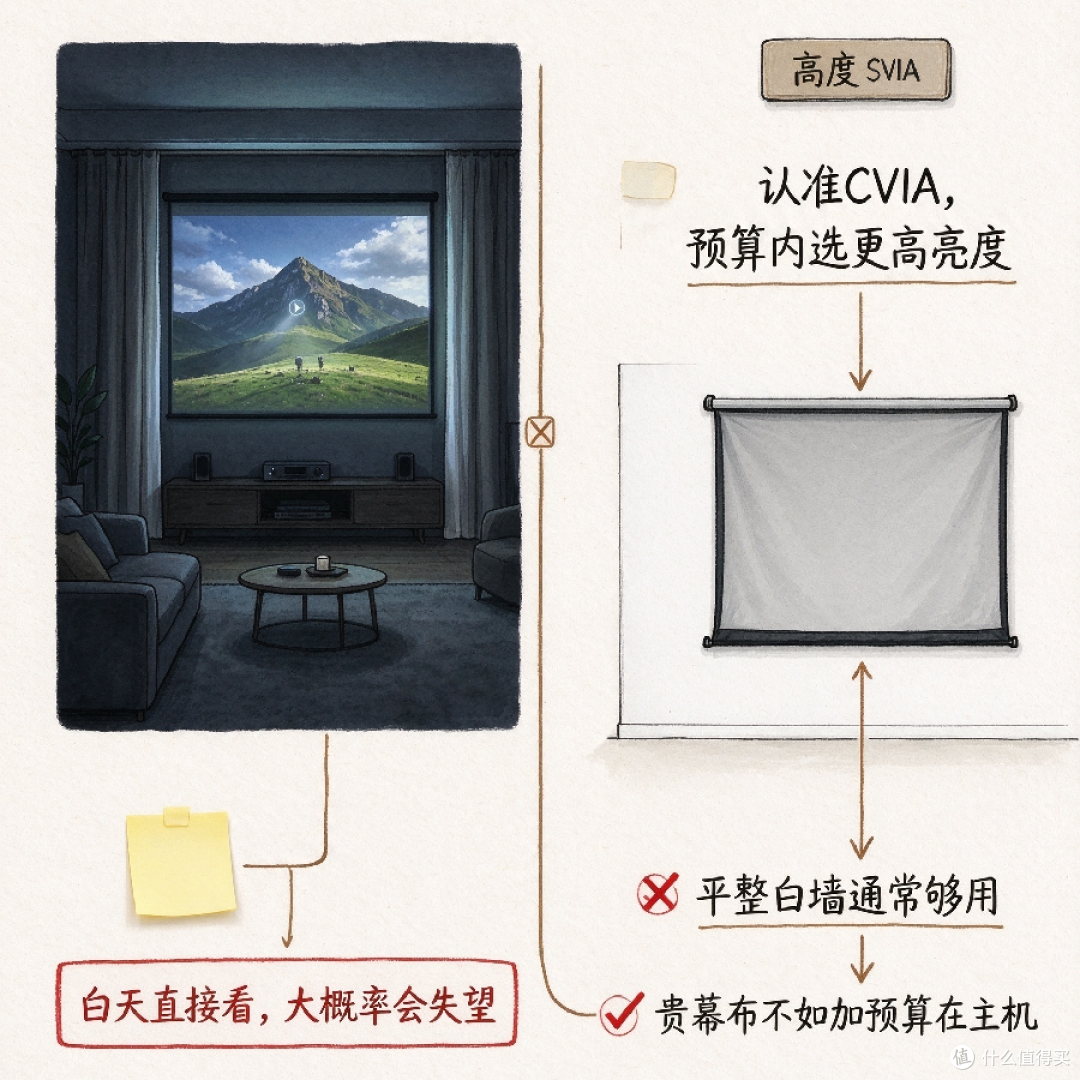 家用投影仪避坑指南！别盲目冲，8 个真相看完再决定买不买